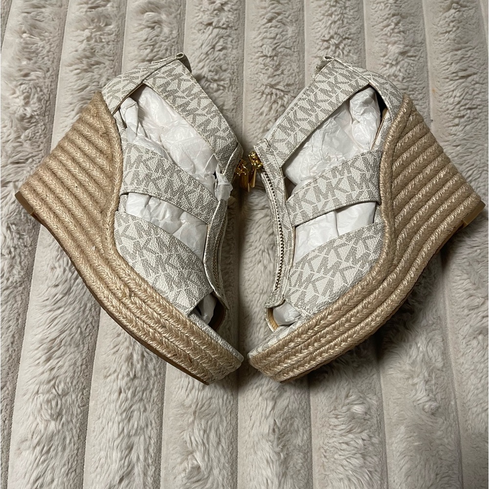 Womens Michael Michael Kors Damita Espadrille Wedge Sandals